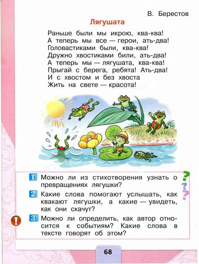 Учебник Литературное чтение 1 класс Климанова Горецкий Голованова часть ...